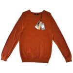 JACK&JONES Sweter Męskie Pomarańczowy M - zdjęcie 1