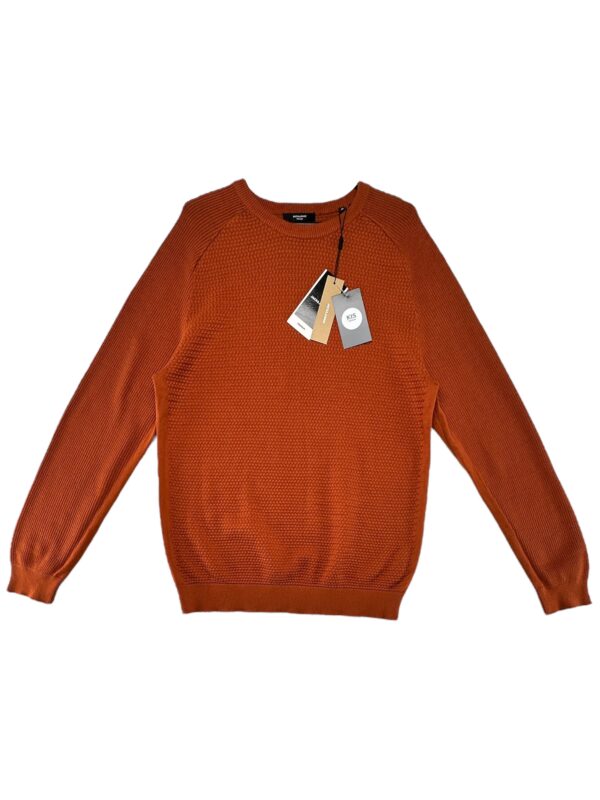 JACK&JONES Sweter Męskie Pomarańczowy M