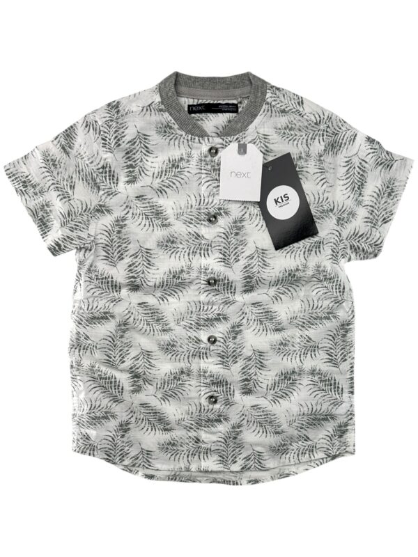 NEXT Koszula Dziecięce Szara Roślinny 98