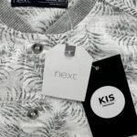 NEXT Koszula Dziecięce Szara Roślinny 98 - zdjęcie 3