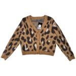 PRIMARK Kardigan Damski Brązowy Wzór Zwierzęcy S - zdjęcie 1
