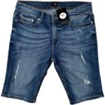 RIVER ISLAND Szorty Męskie Niebieskie M - zdjęcie 1