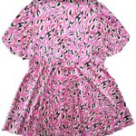 NEW LOOK Bluzka Damska Różowa Zwierzęcy 4XL - zdjęcie 2