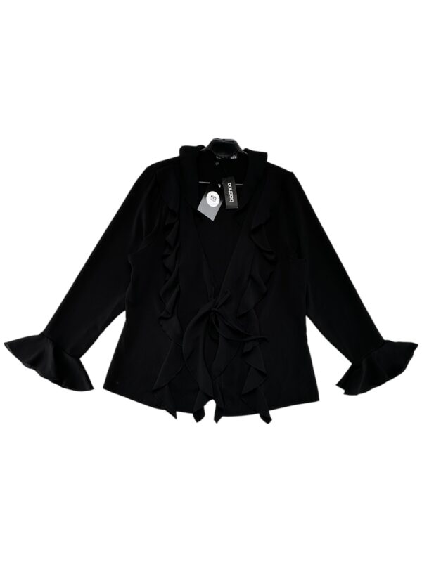 BOOHOO Bluzka Damska Czarna 3XL