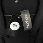 BOOHOO Bluzka Damska Czarna 3XL - zdjęcie 3