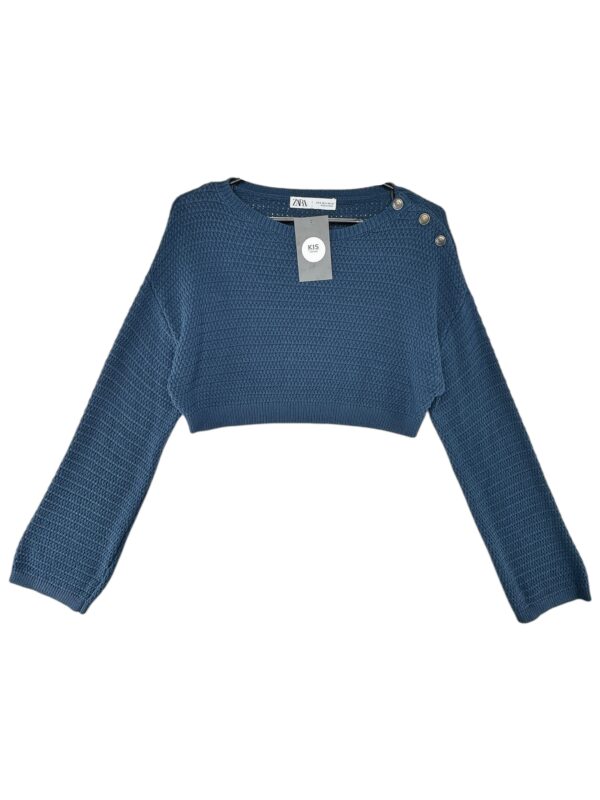 ZARA Sweter Damski Niebieski S