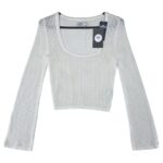 HOLLISTER Bluzka Damska Biała Ażurowa S - zdjęcie 1