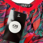 Body Damskie Czerwone Wzorzyste S - zdjęcie 3