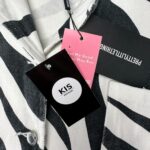 PRETTYLITTLETHING Koszula Damska Biała Zebra XS - zdjęcie 3