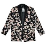 VILA Marynarka Damska Czarna Kwiatowa L - zdjęcie 1