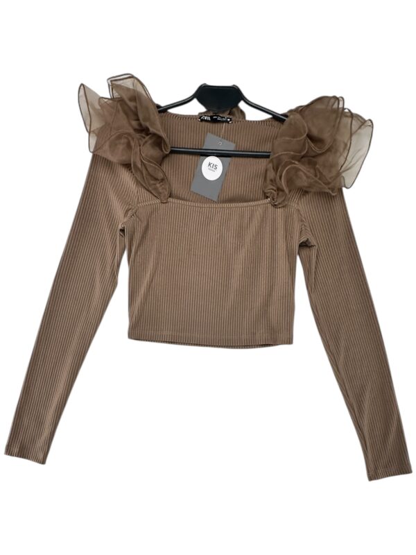 ZARA Bluzka Damska Beżowa S