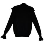 PRIMARK Sweter Damski Czarny Falbany M - zdjęcie 2