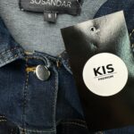 SOSANDAR Kurtka Damska Niebieska S - zdjęcie 3