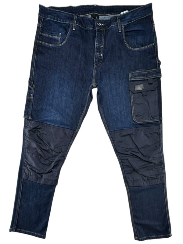 JAMES & NICHOLSON Jeansy Męskie Niebieskie XXL