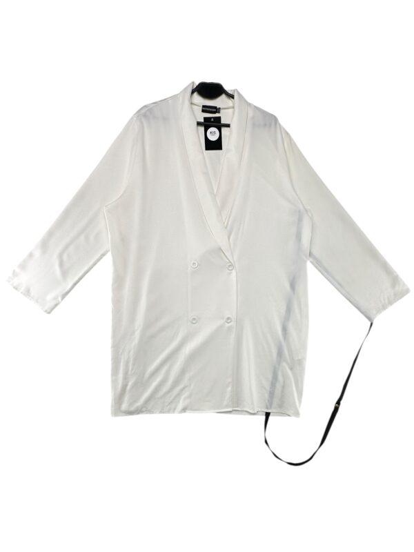 PRETTYLITTLETHING Marynarka Damska Biała 3XL