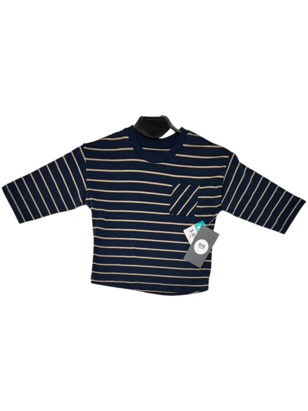 MATALAN Bluzka Dziecięca Granatowa Paski 86