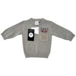 F&F Sweter Dziecięcy Szary 62 - zdjęcie 1