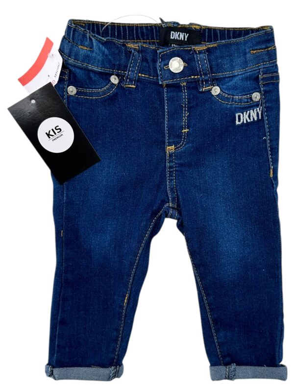 DKNY Spodnie Dziecięce Niebieskie 80