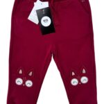 COOL CLUB Spodnie Dziecięce Różowe Haft 92 - zdjęcie 1