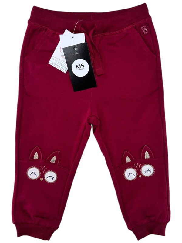 COOL CLUB Spodnie Dziecięce Różowe Haft 92