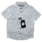 PRIMARK Koszula Dziecięca Biała Wzorzysta 92 - zdjęcie 1