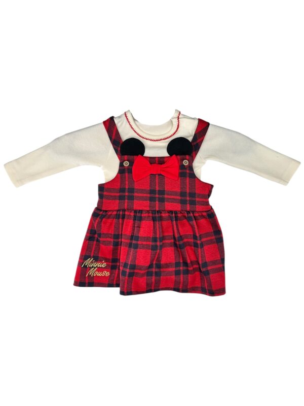 F&F Komplet Dziecięcy Czarno-Czerwony Kratka 62