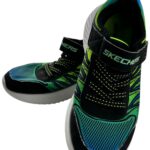 SKECHERS Buty Dziecięce Zielono-Czarne Rozmiar 33 - zdjęcie 1