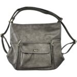 LONG & SON Torebka Damska Szara ONE SIZE - zdjęcie 1