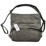 LONG & SON Torebka Damska Szara ONE SIZE - zdjęcie 2