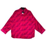 VERO MODA Koszula Damska Różowa Geometryczny L - zdjęcie 1