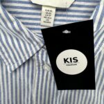 H&M Koszula Damska Niebieska Pasy XS - zdjęcie 3
