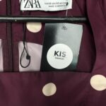 ZARA Bluzka Damska Fioletowa Groszki XS - zdjęcie 3