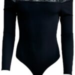 NASTY GAL Body Damskie Czarne S - zdjęcie 1