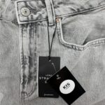 STRADIVARIUS Jeansy Damskie Szare M - zdjęcie 3