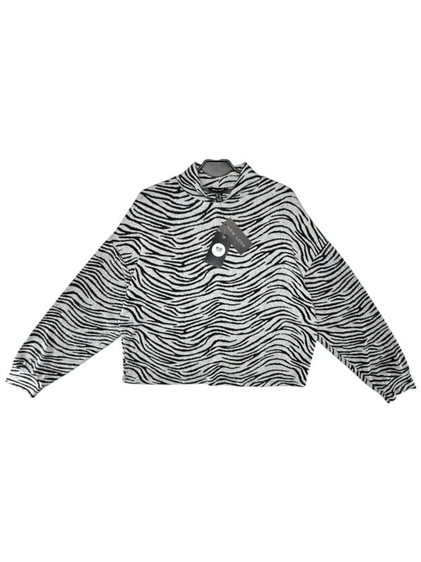 NEW LOOK Bluza Damska Czarna Wzór S