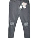 I SAW IT FIRST Jeansy Damskie Szare M - zdjęcie 1
