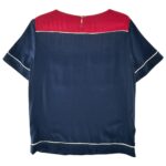 Bluzka Damska Czerwona Granatowa XL - zdjęcie 2