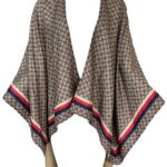 RIVER ISLAND Narzuta Damska Beżowa Wzorzysta ONE SIZE - zdjęcie 1