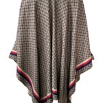 RIVER ISLAND Narzuta Damska Beżowa Wzorzysta ONE SIZE - zdjęcie 2