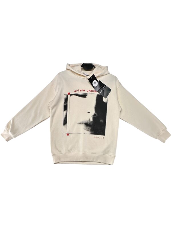 PRIMARK (ARIANA GRANDE) Bluza Dziecięca Beżowa Nadruk 152