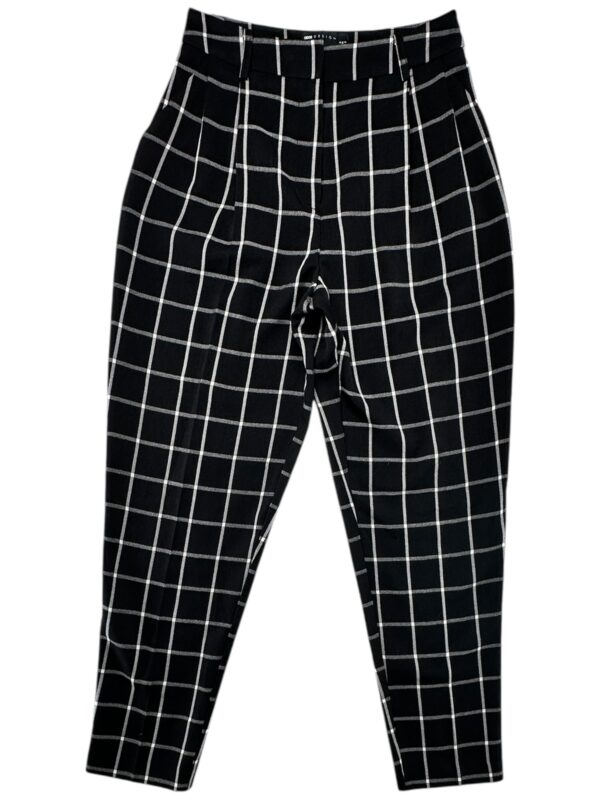 ASOS Spodnie Damskie Czarne Kratka XS