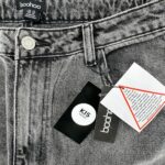 BOOHOO Jeansy Damskie Czarne XL 100% Bawełna - zdjęcie 3