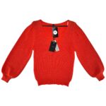 Y.A.S Sweter Damski Czerwony M - zdjęcie 1