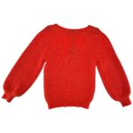 Y.A.S Sweter Damski Czerwony M - zdjęcie 2