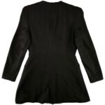 RIVER ISLAND Marynarka Damska Czarna M Wełna - zdjęcie 2