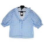 NEW LOOK Bluzka Damska Niebieska Krata XL - zdjęcie 1