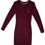 JACK WILLS Sukienka Damska Bordowa S - zdjęcie 1