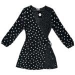 REDHERRING Sukienka Damska Czarna Groszki L - zdjęcie 1