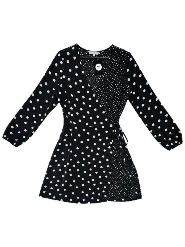 REDHERRING Sukienka Damska Czarna Groszki L