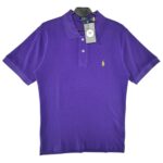 RALPH LAUREN Koszulka Męska Fioletowa S - zdjęcie 1